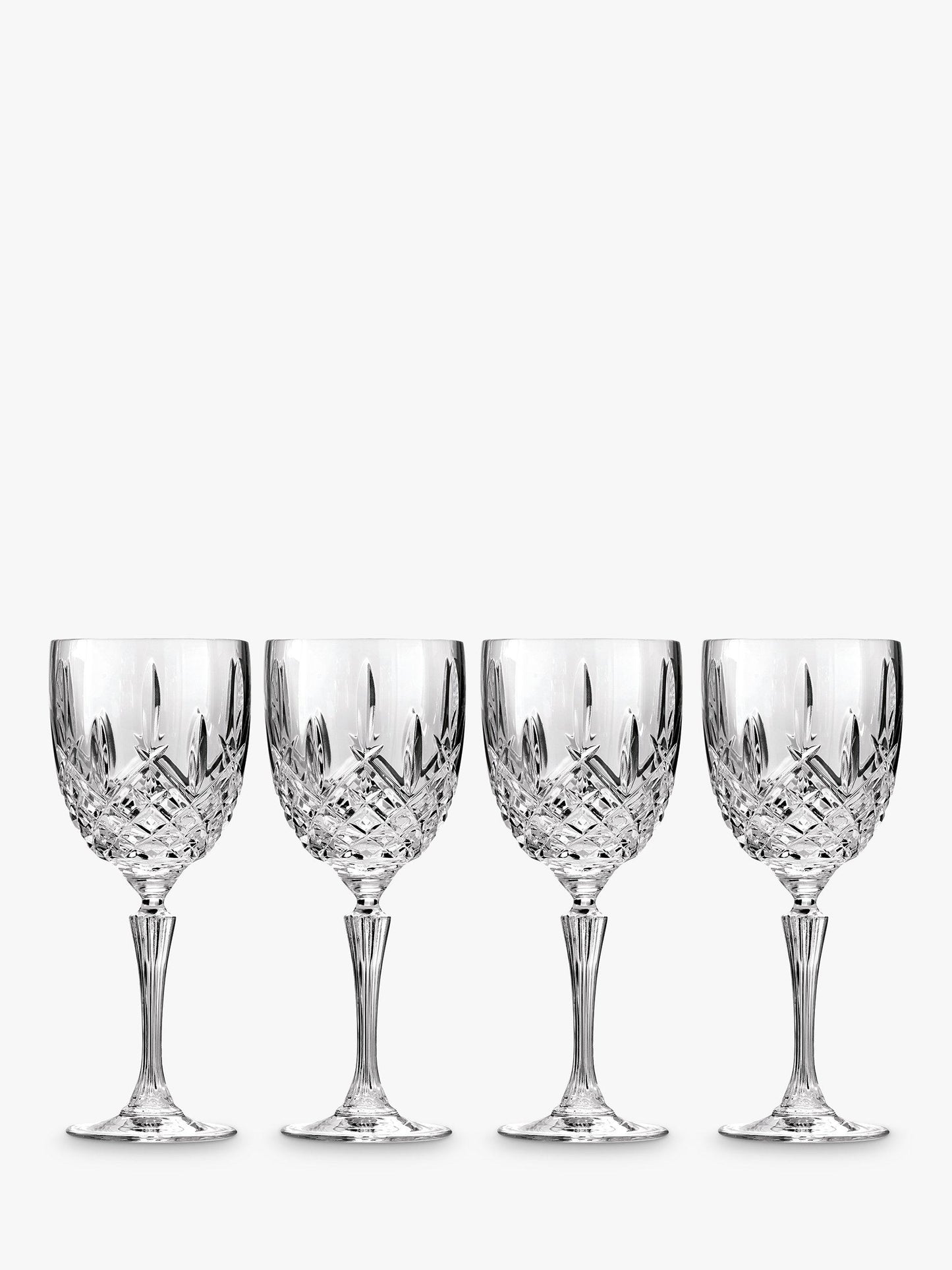 Crystal Marquis Markham Wine Glass Goblet, Set of 4, 385ml, Clear