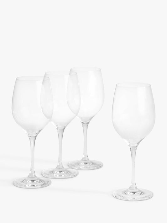 Studio Red Wine Glass, Set of 4, 450ml, Clear